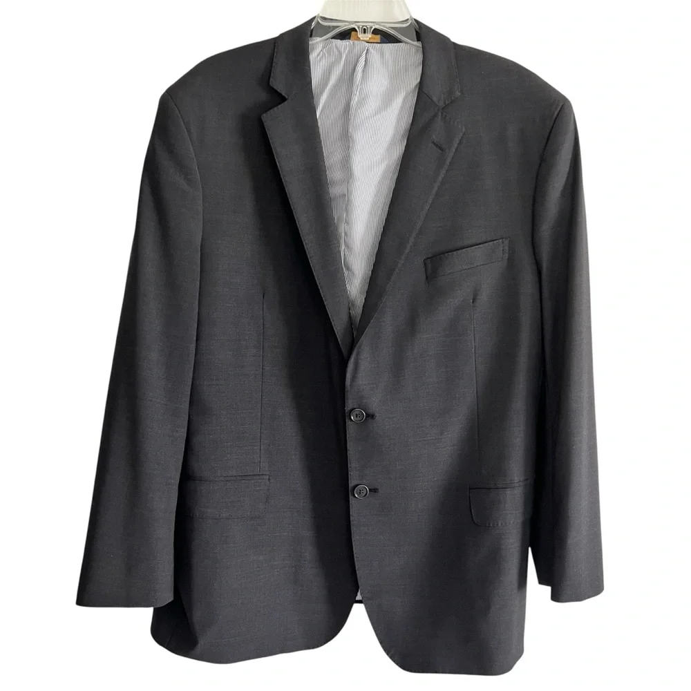 Brooks Brothers Explorer Madison Fit Gray Men's Suit 48R Jacket / Pants 44x28